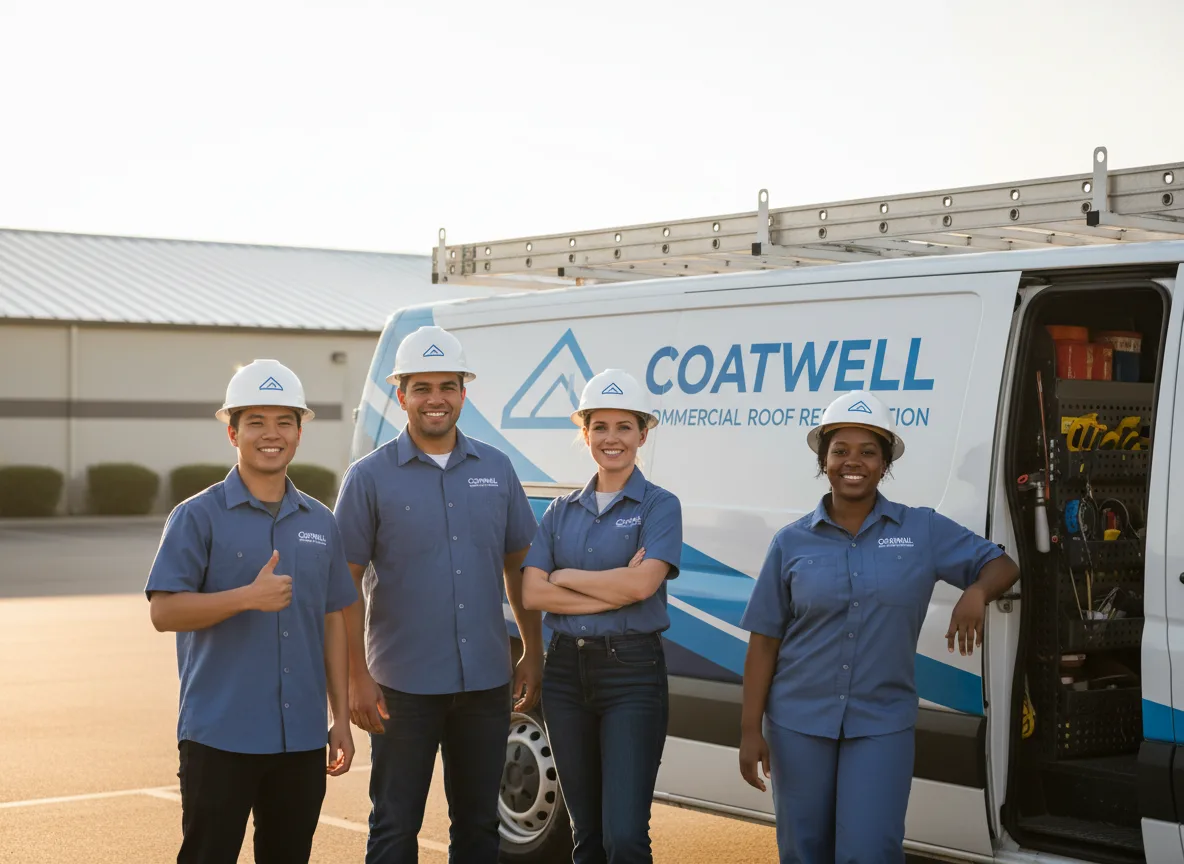 Commercial roof coating company in Laneville, TX
